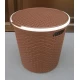 Корзина полипропиленовая 30 литров Ротанг (ПолимерАгро)