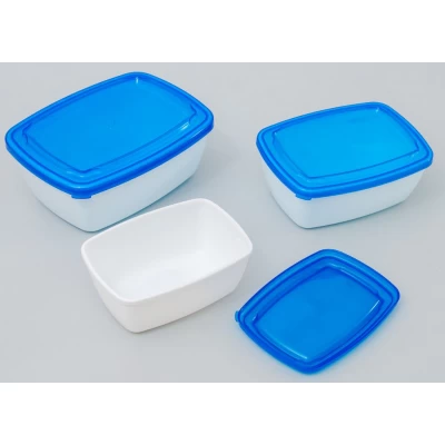 Набор судков пластиковых из 3 предметов (0.6л., 1л. и 1.5л)