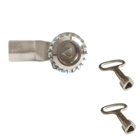 Почтовый замок на щиток или шкафчик (треугольный ключ)