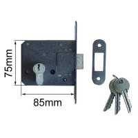 Замок Днепропетровск 1А тандем врезной английский ключ