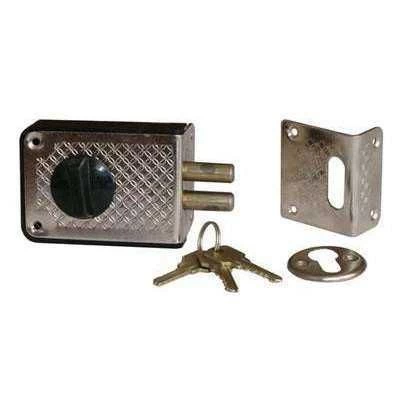 Дверной накладной замок ПЕНЗА ЗН1-1 (Блеск пенза)