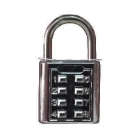 Кодовый замок хром №40