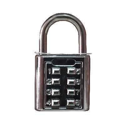 Кодовый замок хром №35