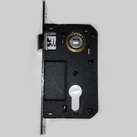 Корпус врезного замка Apollo 1025 — 62мм. Цвет: Хром (CR)