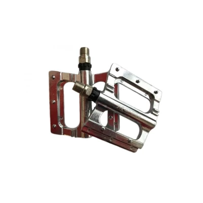 Педали алюминиевые горные Al-55 ( mix: black. white. silver)