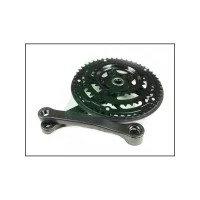 Шатун горный тройной 28/38/48 * 170мм черный