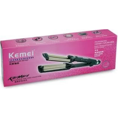 Тройная плойка Kemei Km-2022