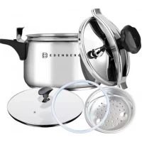Скороварка-пароварка с крышкой Edenberg EB-3768 на 5 литров