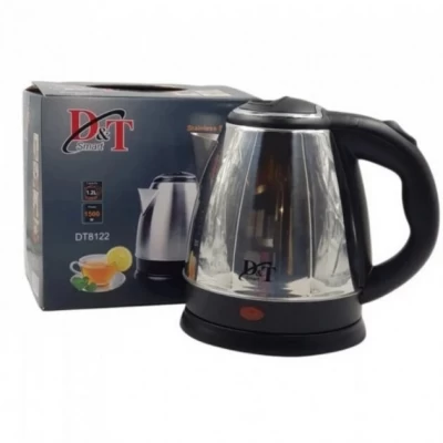 Электрический дисковый чайник DT-8122 1.2 л 1500 ВТ металлический Электрический дисковый чайник DT-8122 1.2 л 1500 ВТ металлический