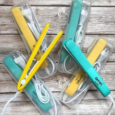 Плойка Мини утюжок для волос дорожный, для прикорневого объема ProGemei GM2986