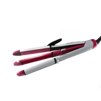 Утюжок выпрямитель плойка для укладки волос гофре 3 в 1 Gemei GM 2966