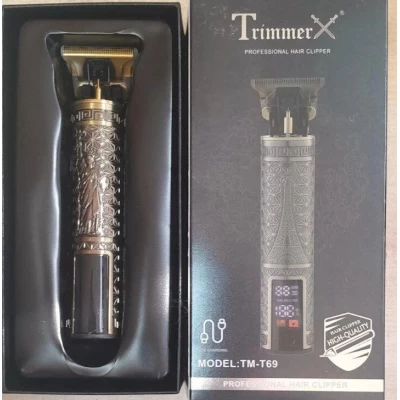 Триммер для стрижки волос и бороды цифровой TrimerX T69