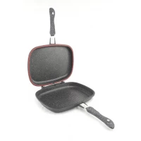 Сковорода 32 См Двойная Ручка Мраморное Покрытие