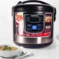 Мультиварка Rainberg RB-801 1500W 6л 12 программ с пароваркой и антипригарным покрытием