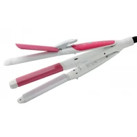 Плойка (утюжок, щипцы, гофре) 3 в 1 ProGemei GM-1960 White|Pink Плойка (утюжок, щипцы, гофре) 3 в 1 ProGemei GM-1960 White|Pink