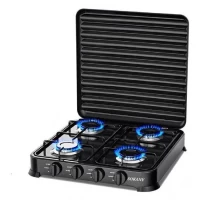 Плита газовая Sokany SK-6004 на 4 комфорки настольная кнопочное поворотные переключатели