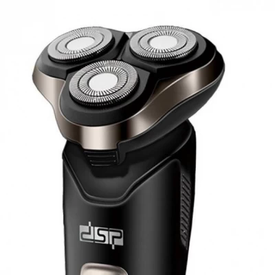 Электробритва DSP 60017 стайлер 4 в 1 роторная, аккумуляторная, 5 Вт с USB заряжанием, черная (60017)