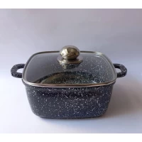 Кастрюля с гранитным покрытием и крышкой Styleberg ST-3026 на 3л 20см