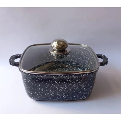 Кастрюля с гранитным покрытием и крышкой Styleberg ST-3026 на 3л 20см