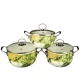 Набор кастрюль эмалированных A-PLUS 6 предметов (2055)