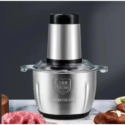 Измельчитель из нержавкой стали Crownberg СВ-5751 с низким уровнем шума и регулировкой скоростей 500 Вт 1.8 л mop