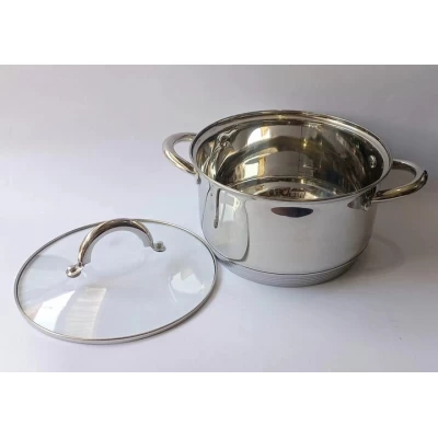 Кастрюля из нержавейки и крышкой 3.6л Styleberg WK-2158