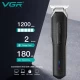 Машинка для стрижки волос VGR V-930 от аккумулятора индикатор зарядки съемные насадки роторный двигатель Машинка для стрижки волос VGR V-930 от аккумулятора индикатор зарядки съемные насадки роторный двигатель