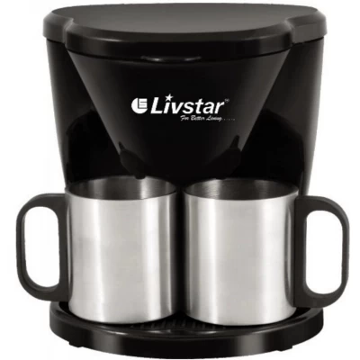 Кавоварка на 2 чашки LivStar, 450 Ватт (1189-LSU)