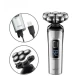 Мужская электробритва VGR V-385, роторная, с плавающими головками и дисплеем, Серый
