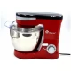 Миксер-тестомис планетарный Domotec MS-1368 на 6 скоростей 3 насадки чаша 4 л 1500W Красный