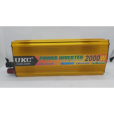 Автомобильный инвертор UKC SSK-2000W 12v-220v модифицированная синусоида
