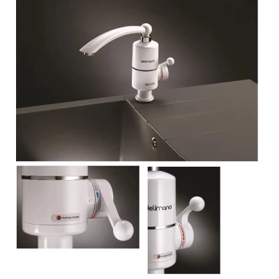 Кран водонагреватель проточный мгновенного нагрева воды Delimano