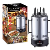 Электрическая шашлычница SOKANY SK-6111 на 6 шампуров