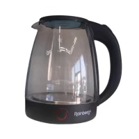 Прозрачный стеклянный чайник Rainberg RB-2240 Дисковый электрический чайник на 2 литра 2200W