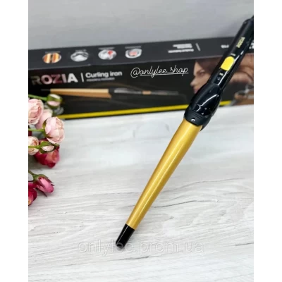 Конусная плойка для волос Rozia HR-713 с керамическим покрытием