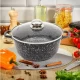 Кастрюля с гранитным покрытием Styleberg ST-3024 чёрная 5.8 л Кастрюля с гранитным покрытием Styleberg ST-3024 чёрная 5.8 л