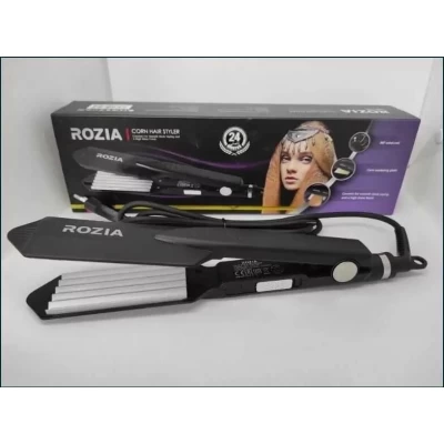 Плойка-гофре для волос Rozia HR-746 чёрная
