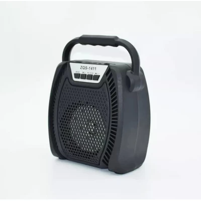 Колонка портативная ZQS-1411 Bluetooth/USB/microSD черная