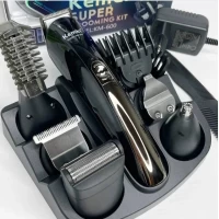 Профессиональный триммер для бороды и усов Kemei KM-600, Набор для подстригания волос,