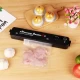 Vacuum Sealer вакуумный упаковщик для еды, бытовой вакууматор черный