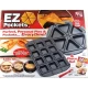 EZ Pockets Gray Non-Stick Steel 4-Piece Baking Kit with Cutting Tool and Recipe Book