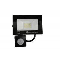 LED прожектор с датчиком движения 20Вт, 2000 Лм, 6500К,  холодный белый, SMD2835