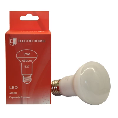 LED лампа R63 7Вт E27 4100К 630Лм 180-260 В