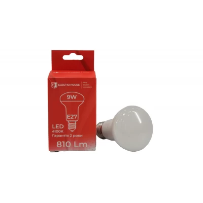 LED  лампа R63 9Вт E27 4100К 810 Лм 165-265 В