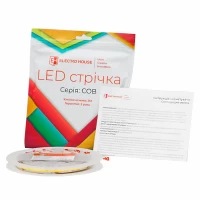LED лента 10Вт 24В COB 320 диодов розовый, серия COB, гарантия 3 года