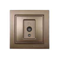 Розетка телевизионная Enzo Роскошно-золотой