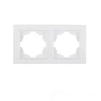 Рамка двойная Enzo Белый