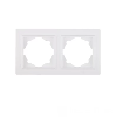 Рамка двойная Enzo Белый