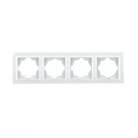 Рамка четырехместная Enzo Белый