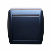 Выключатель одноклавишный Acura Графит